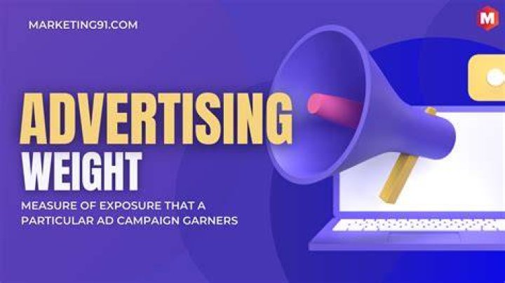 Advertising weight - How To Discuss