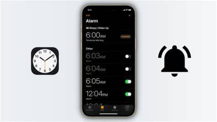 alarm on my phone