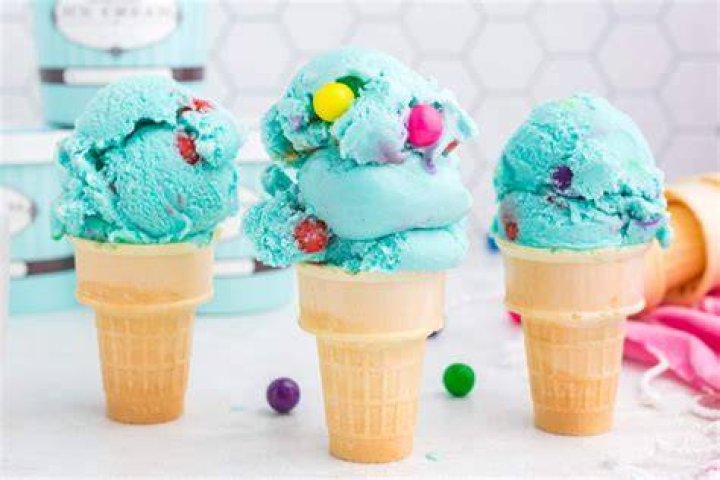 Blue Bubblegum Ice Cream Blue Bubblegum Ice Cream