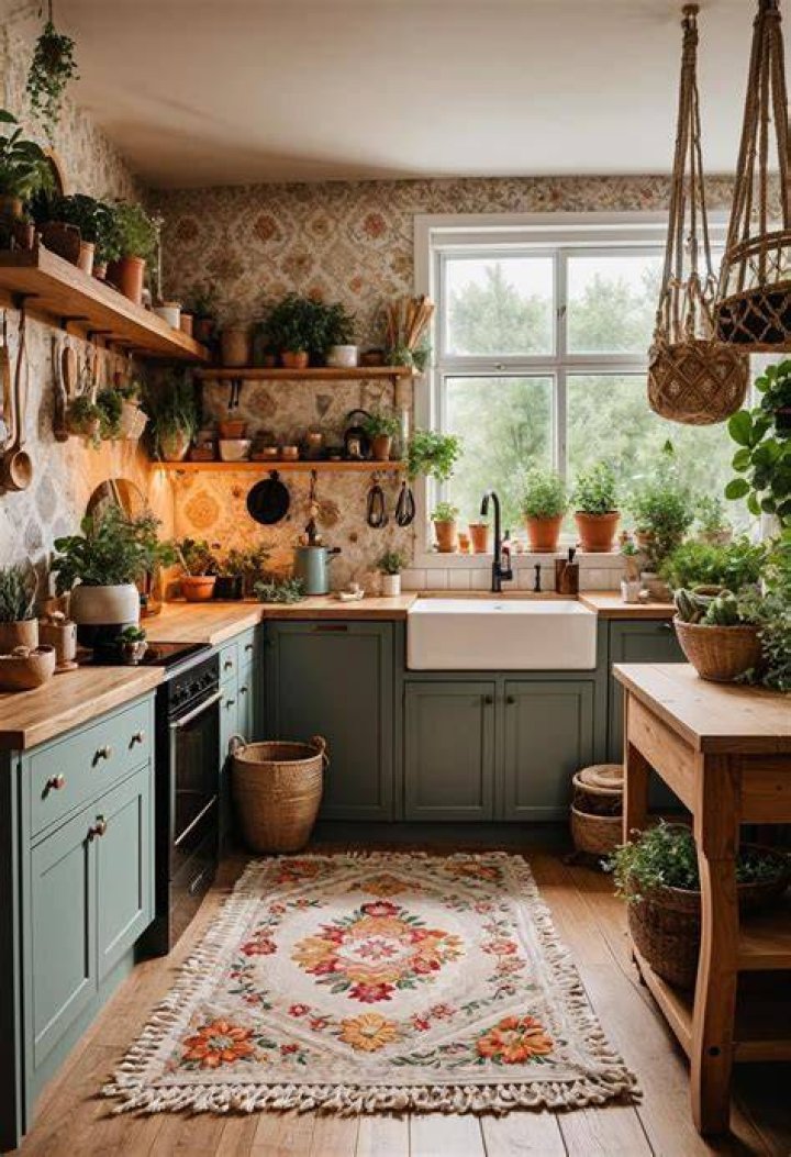 boho kitchen