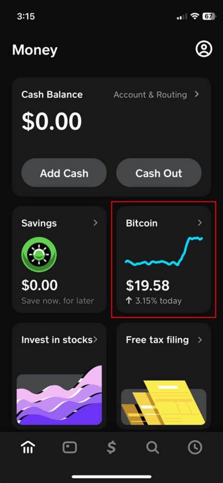 cash app bitcoin