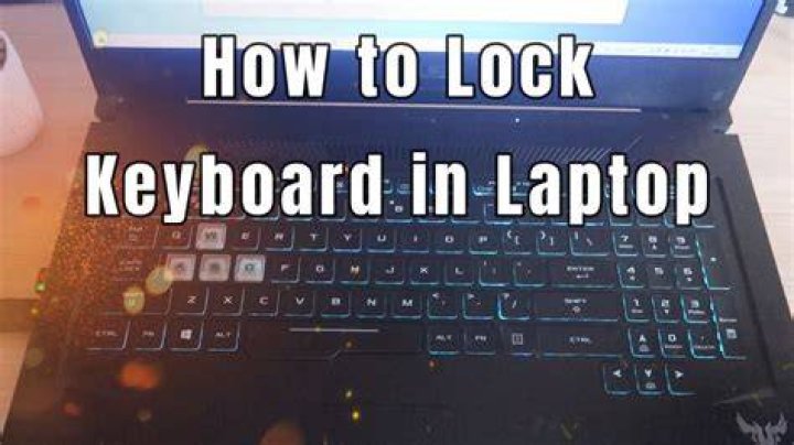 dell laptop keyboard locked