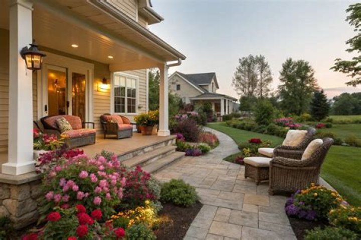 front porch landscaping