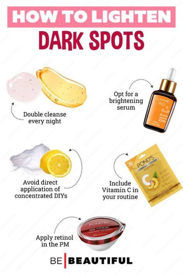 how to remove dark spots on body