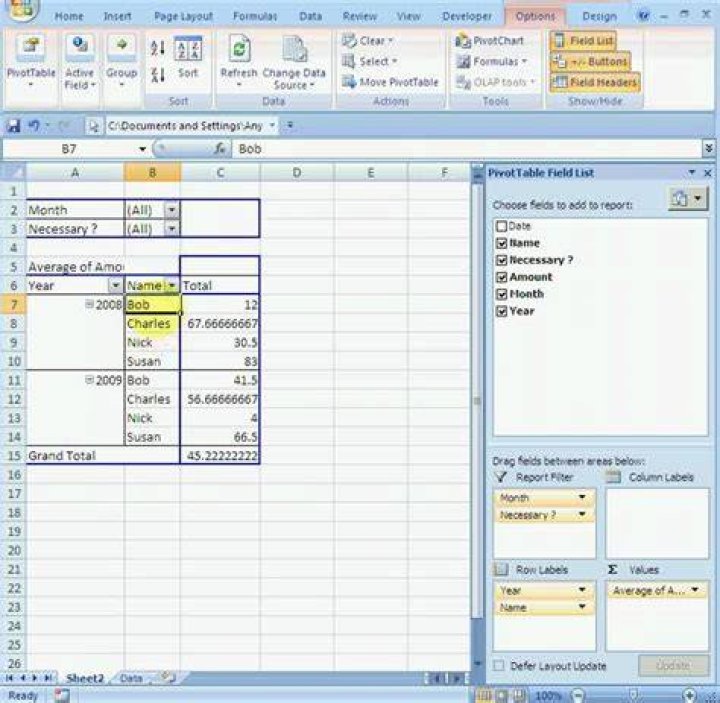 pivot tables for dummies