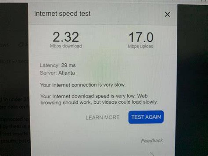 slow download speed