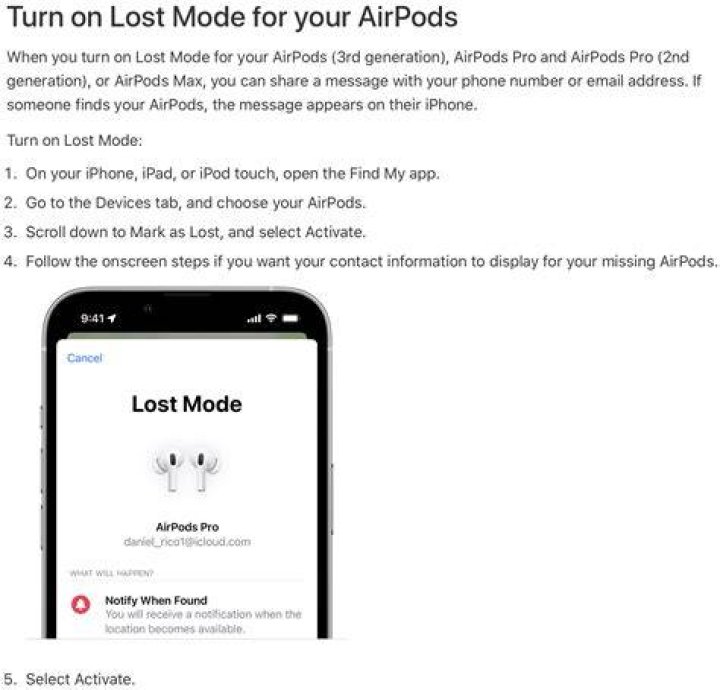 stolen airpods