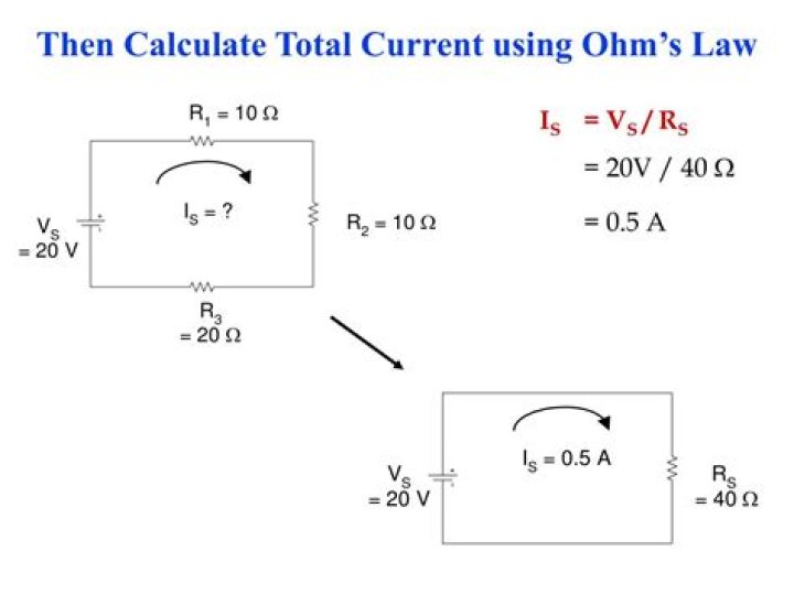 total circuit current to be measured