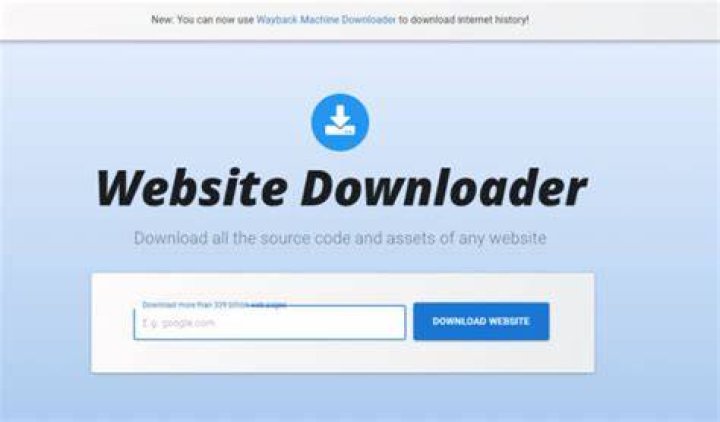 website downloader